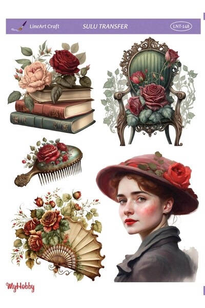 LİNEART Lineart Sulu Transfer 25x35cm LNT148