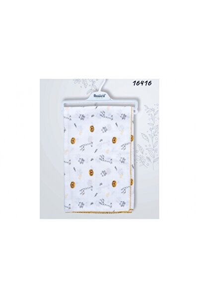 Miniworld بطانية أطفال بغطاء من قماش الموسلين 80x80 سم