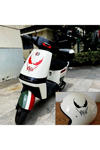 BENİMSER REKLAM Venom Yazılı Sticker Araba, Motorsiklet, Kask, Laptop, Cam St...