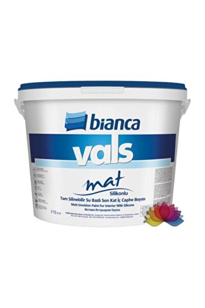 Bianca Vals Mat Silinebilir 15lt 0800 Siyah