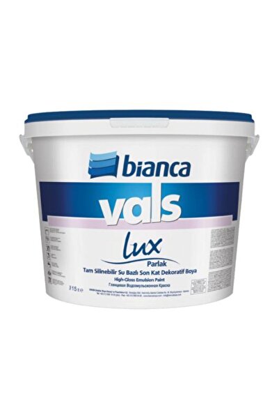 Bianca Vals Lüx Beyaz (su Bazlı Ahşap Ve Metal Boyası) 2,50 Lt