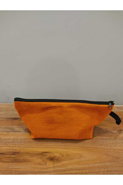 Elbasan Tekstil Geantă de machiaj pentru pix din pânză, lavabilă, cu fermoar,...