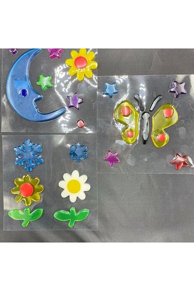Yenigeldi Αυτοκόλλητο 3 τμχ Gel, Αυτοκόλλητο γυαλιού