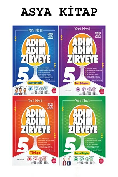 Newton Yayınları 5.Sınıf Newton Yayınları Adım Adım Zirveye Matematik + Türkç...
