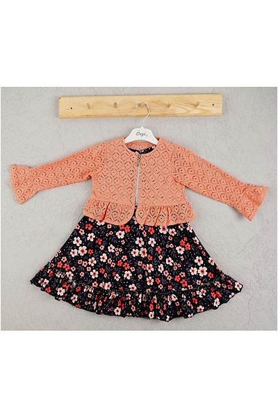 ÖRZİKİDS rochie cu imprimeu floral bolero