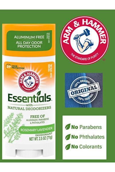 Arm hammer essenntial Deodorant - Taze Biberiye Lavanta Deodorant Stick 71 gr(İthal)