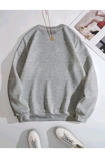 WNWGKN Hanorac oversize imprimat cu textul figurii feței pentru femei