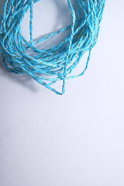 Eskişehir hobi sanat 5 METERS SILVERY PACKING THREAD PAPER THREAD DECORATIVE ...