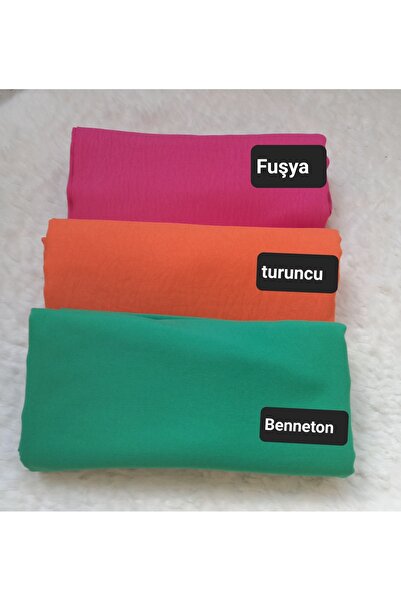 Trablus Жіночий бавовняний шаль з покриттям для голови, 3-комплект, фуксія, б...