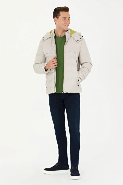 U.S. Polo Assn. U.S POLO ERKEK KAPİŞONLU SPOR SENTETİK MONT 1647155 NILLY