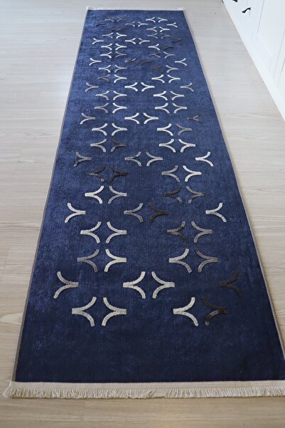 Just Arte Arte Nakışlı Kilim Dekoratif Salon Halısı Makinada Yıkanabilir Mutf...