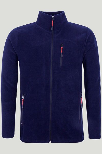 COMBİNE MİCHAİL Navy Blue με φερμουάρ 3 Pocket Fleece 1209