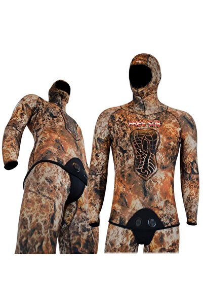 Free-Sub 5mm Expert Brown Avcı Serbest Dalış Elbisesi