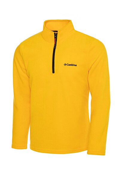 COMBİNE MİCHAİL Yellow Color Half Zipper Men's Fleece