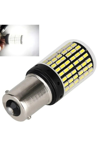 Tiger Marketing P21w 144 Ledli Ultra Parlak Geri Vites Park Ampül Tek Duy Bey...