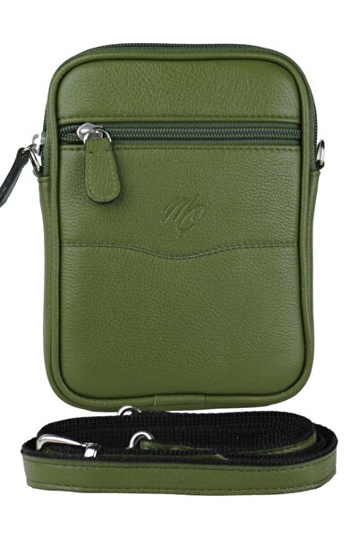 MÇ DERİ حقيبة جواز سفر من الجلد الطبيعي مكونة من 3 أقسام من الجلد الحقيقي