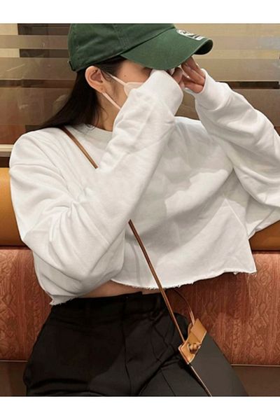 JamaisVu Hanorac alb oversize