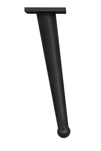 Emaks Picior din metal pentru picioare 14 cm, negru mat, noptiera, scaun, dulap, masuta de cafea, pouf, unitate TV, picior pentru mobilier modern, raft pentru carti