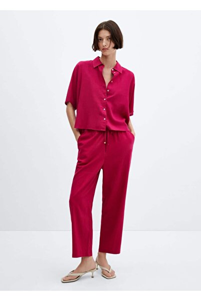 MANGO Woman Keten jogger pantolon