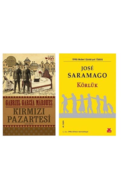 Can Yayınları Kırmızı Pazartesi - Gabriel Garcia Marquez - Körlük - Jose Sara...