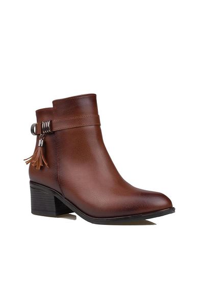 Trend Adımlar Γυναικείες κλασικές μπότες Tan Elegante