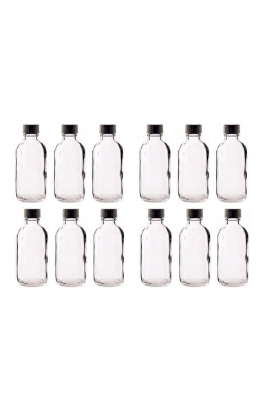 Alsun 12 Adet Cam Şişe Oda Kokusu Esans Kolanya Şişesi Çok Amaçlı Plastik Kap...