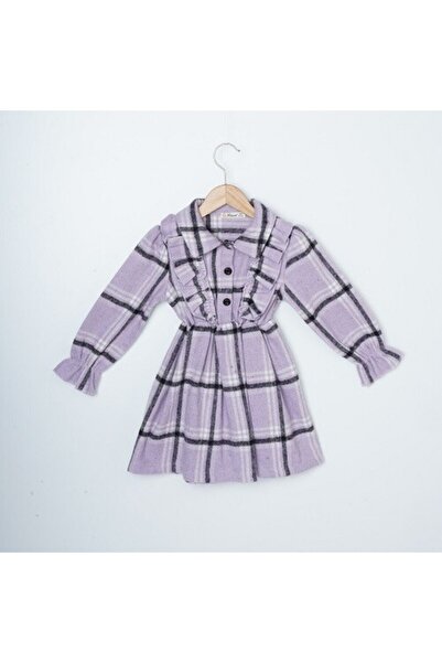 DIDuStore Klasik Kesim Kız Çocuk Bebek Kışlık Elbise