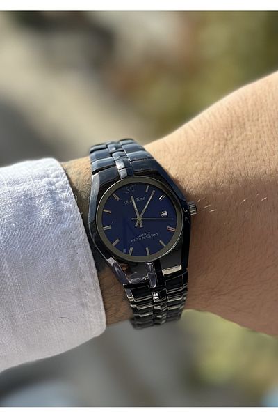 Show Time BLACK MEN'S WRISTWATCH