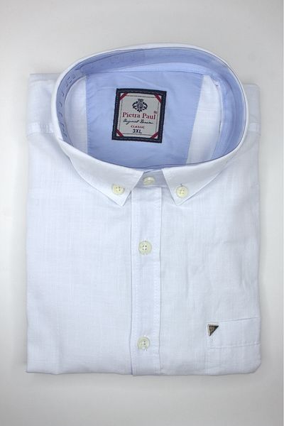 Pietra Paul King Size Cotton Plain Men's Shirt
