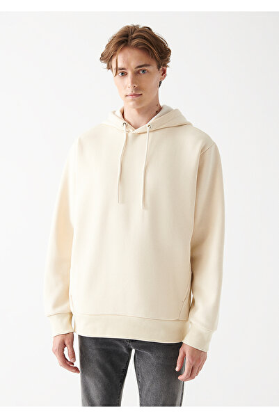 Mavi Sırt Detaylı Bej Sweatshirt 0610981-70055
