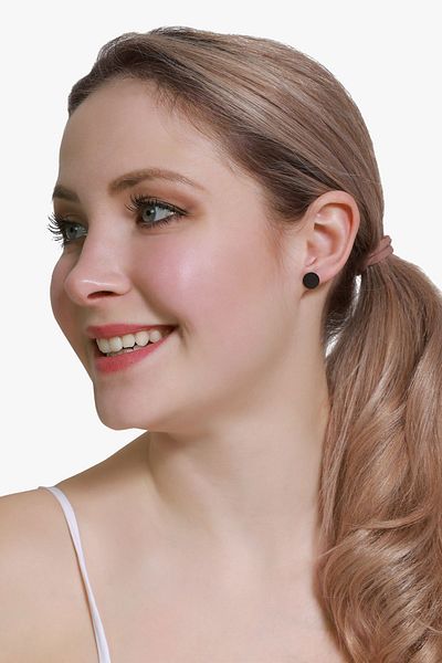 Heideman Ohrstecker für Frauen Lorelai schwarz Basic