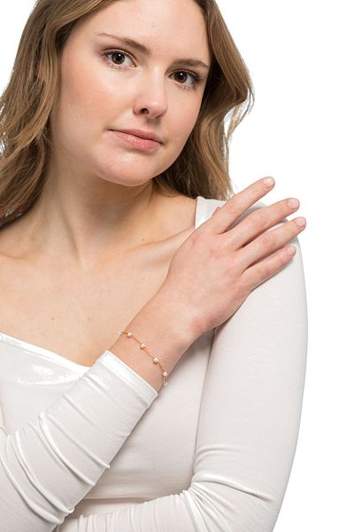 Heideman Armband mit Perle Elula silberfarben poliert modisch