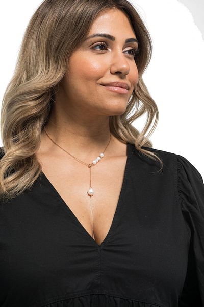 Heideman Halskette Damen Mit Perle Luzi Rose Goldfarben Modisch