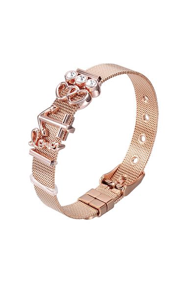 Heideman Mesh Armkette Für Frauen Mesh Armband Rose Goldfarben Sportlich, Elegant