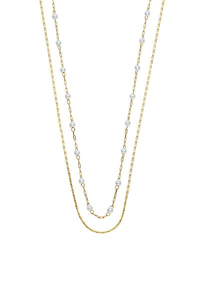 Heideman Halskette Damen Mit Perle Elula Rose Goldfarben Festlich