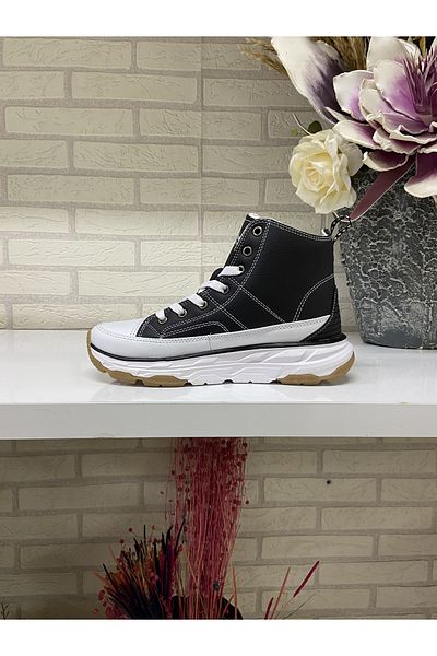 Kinetix ankle length black orthopedic women's skin sneakers sports shoes