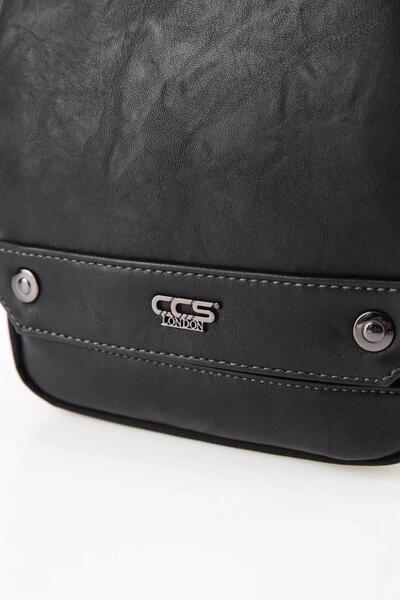 ÇÇS Men's Black Crossbody Bag - Ççs 31373