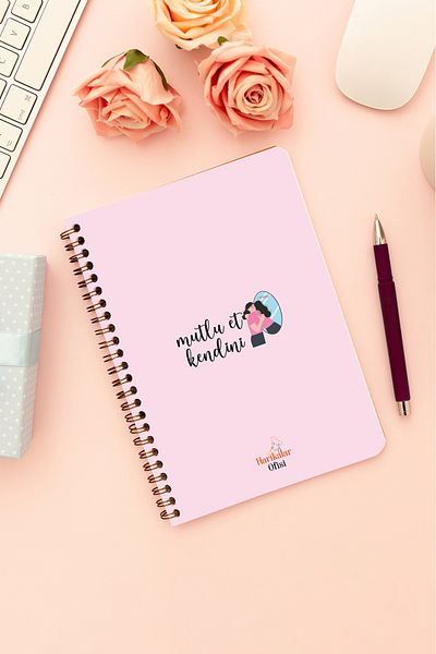 Harikalar Ofisi Happy Meat Self Themed 14*19 Lined Notebook