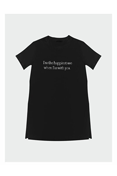 Moodbasic Stone Written T-shirt