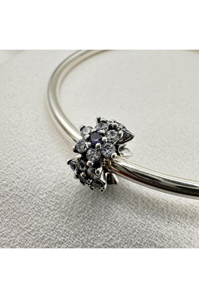 My Story Beni Unutma Çiçeği Ayraç Gümüş Charm