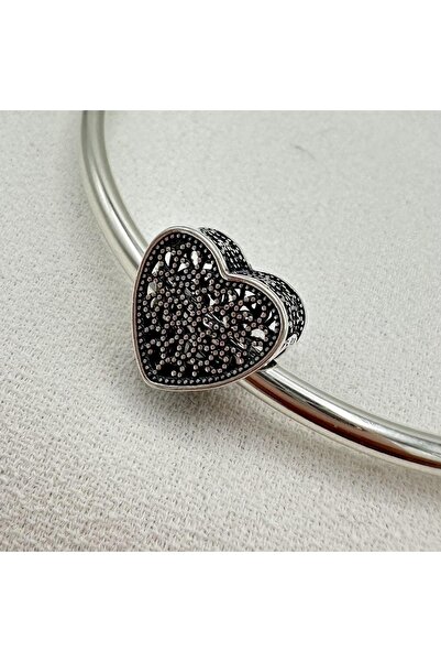 My Story Telkari Ve Boncuklu Kalp Gümüş Charm
