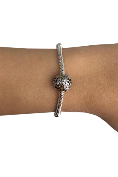 My Story Çiçek Buketi Stopper Gümüş Charm