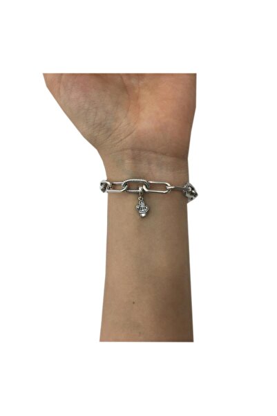 My Story Saksıda Kaktüs Sallantılı Gümüş Charm