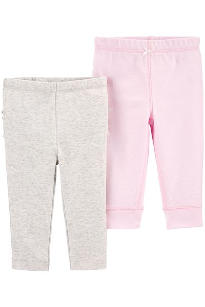Carter's Layette Baby Girl 2-Piece Pants Set