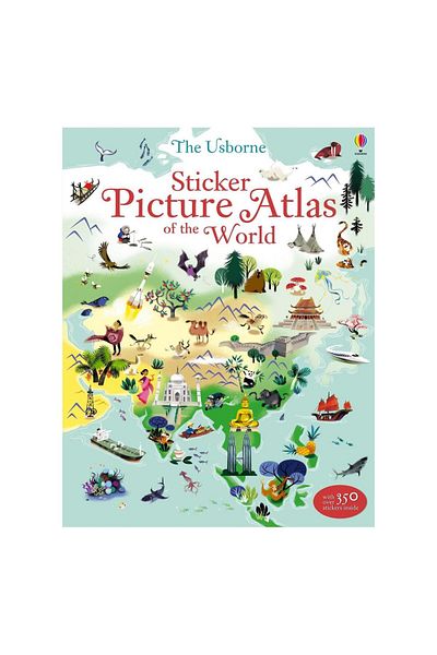 Usborne Sticker Picture Atlas World