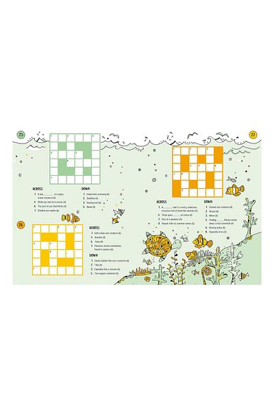 Usborne Usborne 100 Animals Crossword for Kids