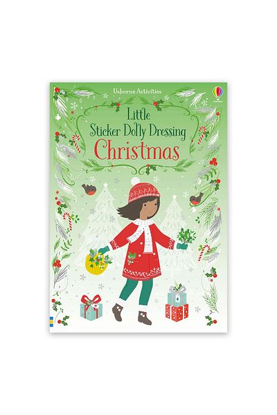 Usborne Little Sticker Dolly - Christmas Dress for Daily Use