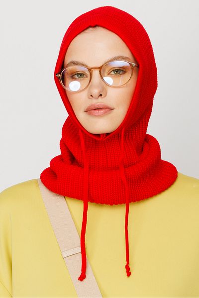 Mooncorn Red Balaclava Knitwear Headboard