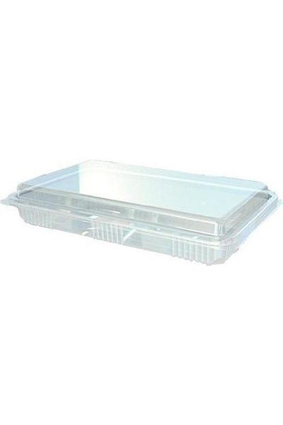 FTM AMBALAJ 1000 g 50-Piece Dikbaş Plastic Vempi Baklava Container