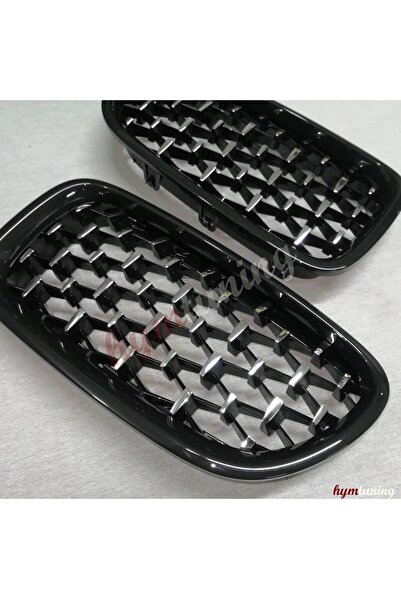 HYM TUNİNG BMW F10 Kromlu Elmas Panjur, F10 Diamond Panjur, Böbrek Uyumlu